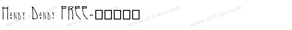 Handy Dandy FREE字体转换